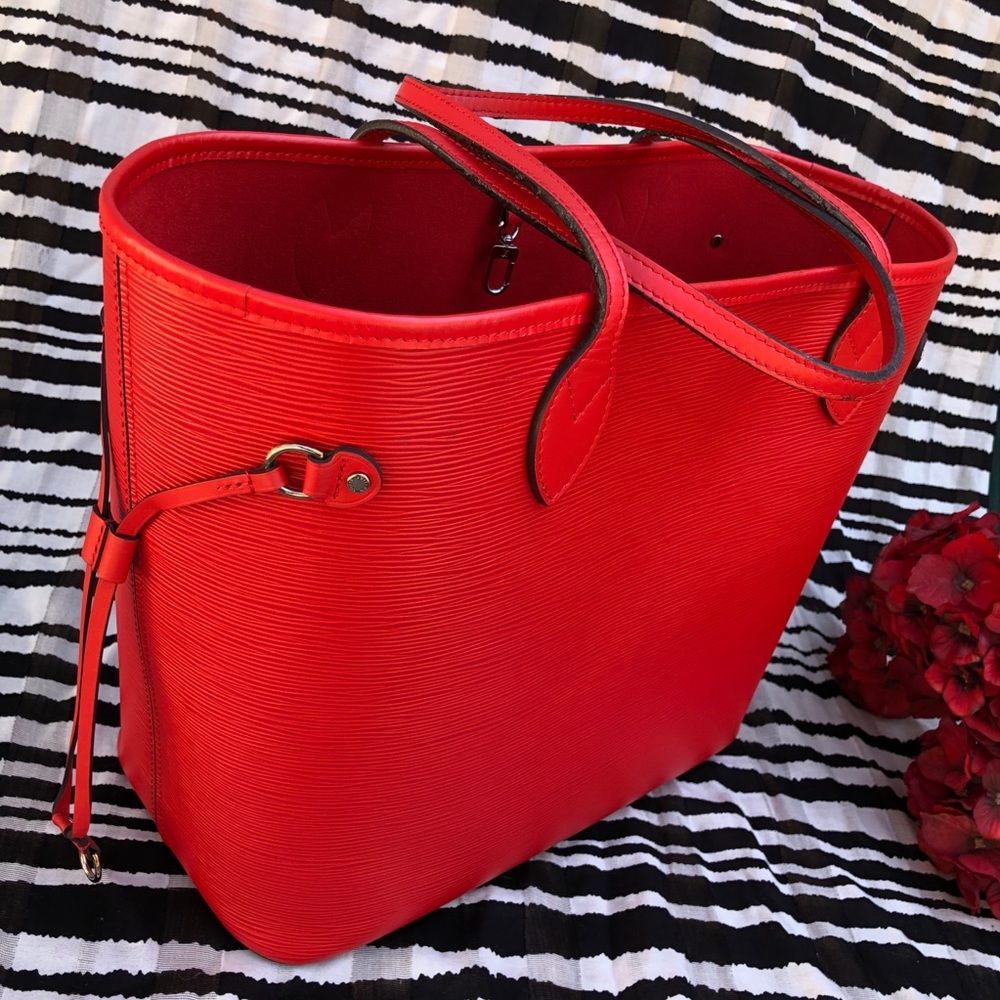 ❤️ Louis Vuitton Neverfull MM epi red - Picture 3 of 16